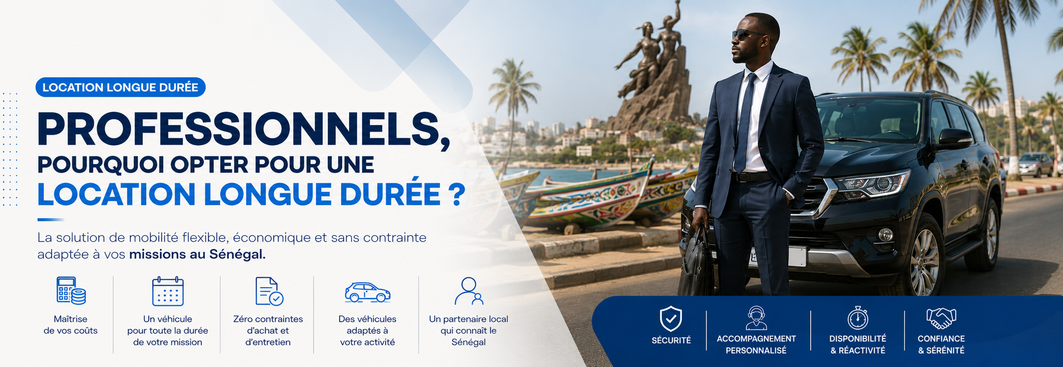 Location de voiture longue durée au Sénégal Louer une voiture longue durée au Sénégal